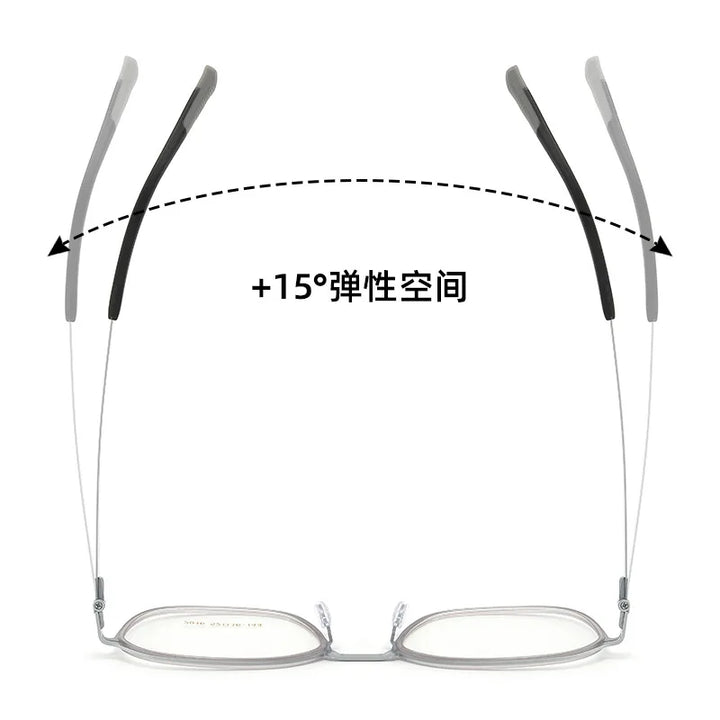Zirosat Unisex Full Rim TR90 Alloy Prescription Eyeglasses 2016 - view 4