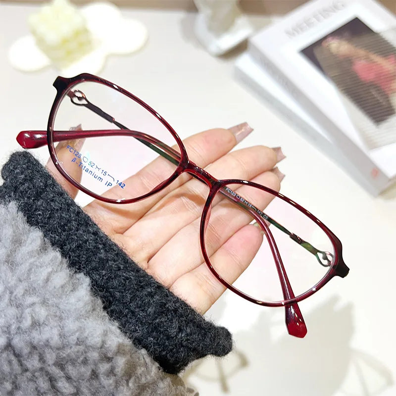 emiri Yimaruili Women's Square Cat Eye Eyeglasses Y3020 – FuzWeb