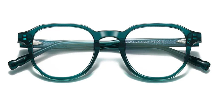 CCspace Women's Full Rim Oval Square Acetate Reading Glasses 802573