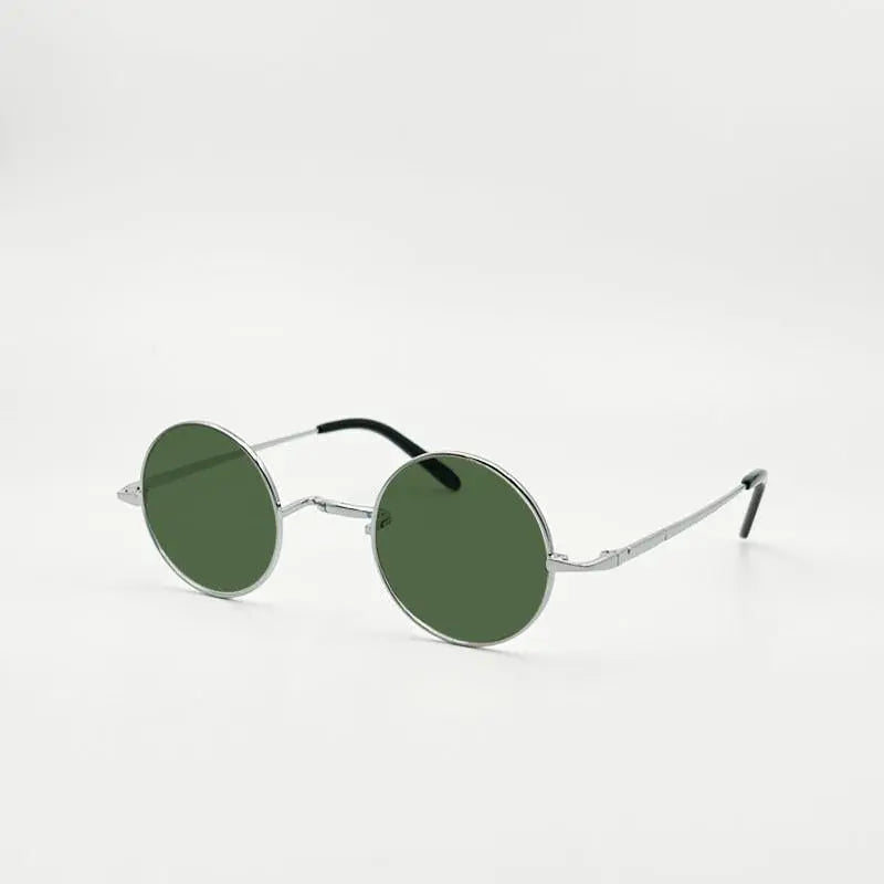 Yujo Unisex Full Rim Round Titanium 42mm Sunglasses | FuzWeb