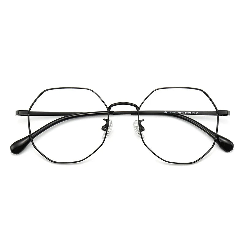 Muzz 854103 unisex titanium prescription eyeglasses — view 3