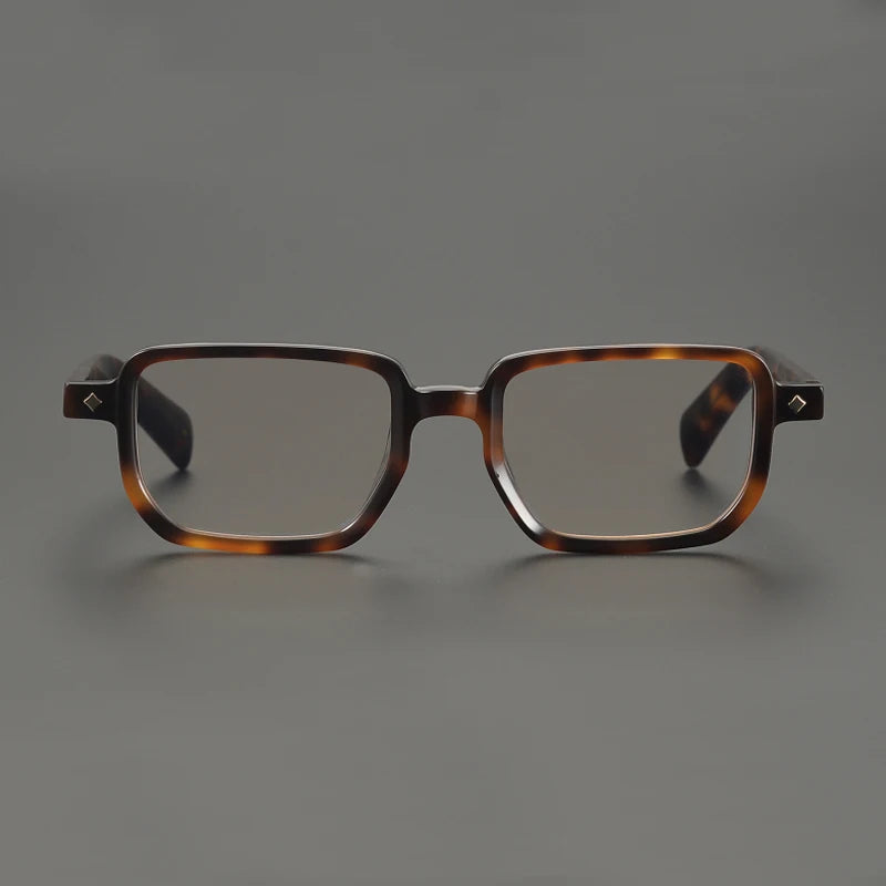 Black Mask Unisex Full Rim Big Square Acetate Eyeglasses 639645