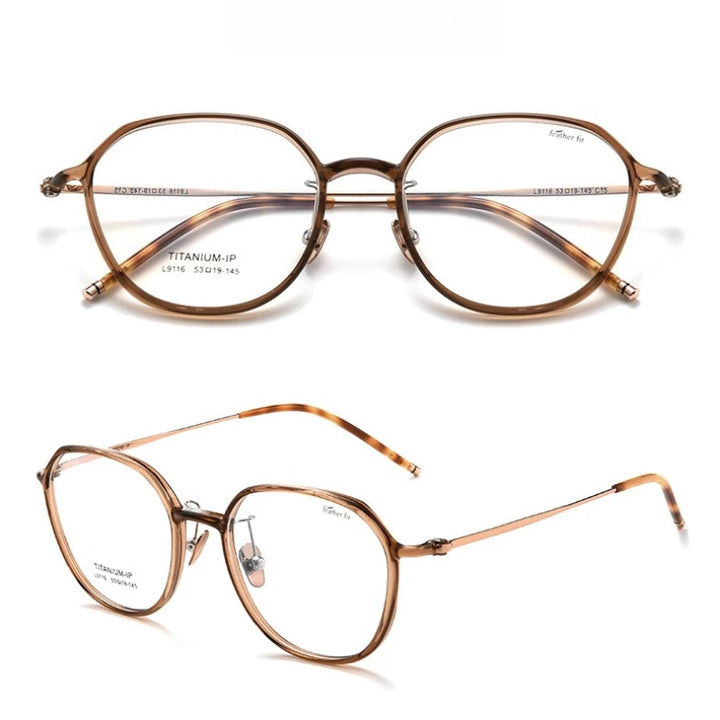 Meeshow Women's Full Rim Oval Tr 90 Titanium Reading Glasses  69116