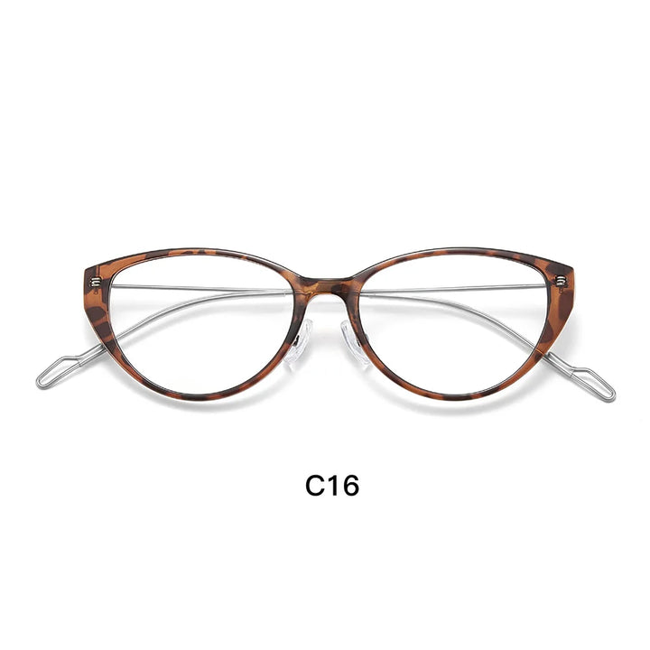 Gmei Optical 1002 women's cat eye TR90 prescription eyeglasses — view 5