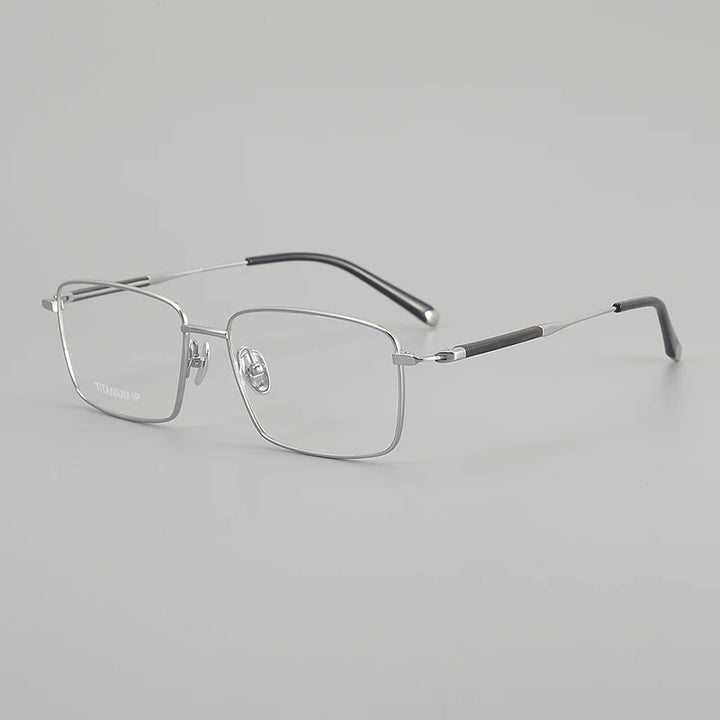 Muzz ZRB-1 men's square pure titanium prescription eyeglasses — view 3