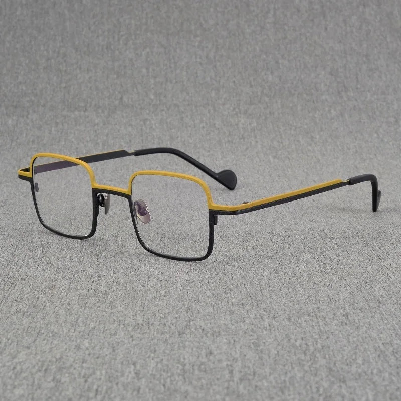 Nobler Unisex Full Rim Square Titanium Eyeglasses 185746 Full Rim Nobler C3  