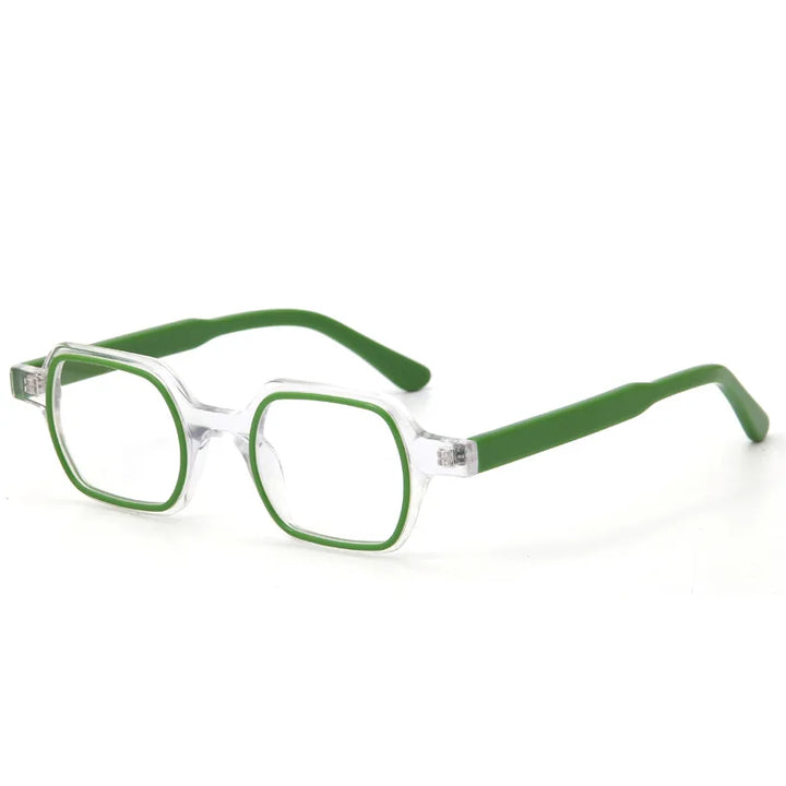 Muzz Women's Full Rim Square Acetate Eyeglasses 401619