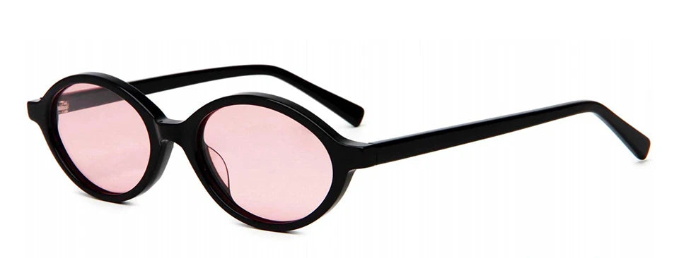 Esnbie Women's Full Rim Oval Acetate Polarized Tac Sunglasses 240801