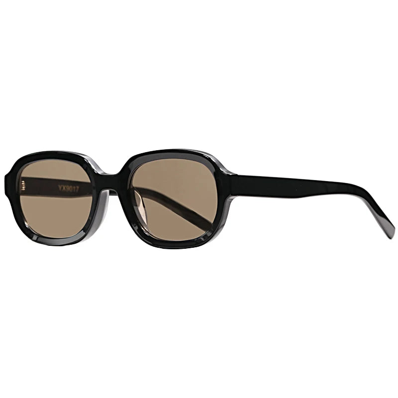 Hewei Unisex Full Rim Oval Acetate Sunglasses 0011 Sunglasses Hewei   