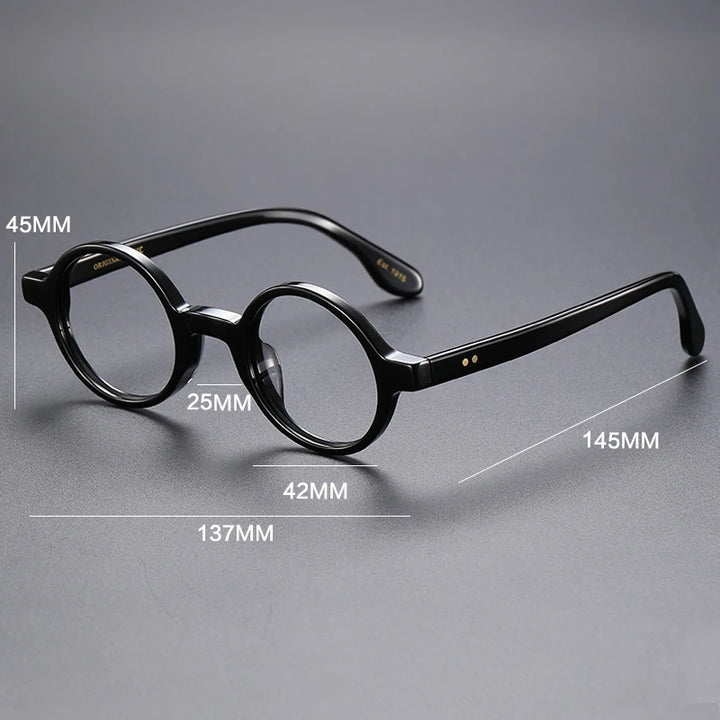 Gatenac Women's Full Rim Round Acetate Photochromic Reading Glasses G56002