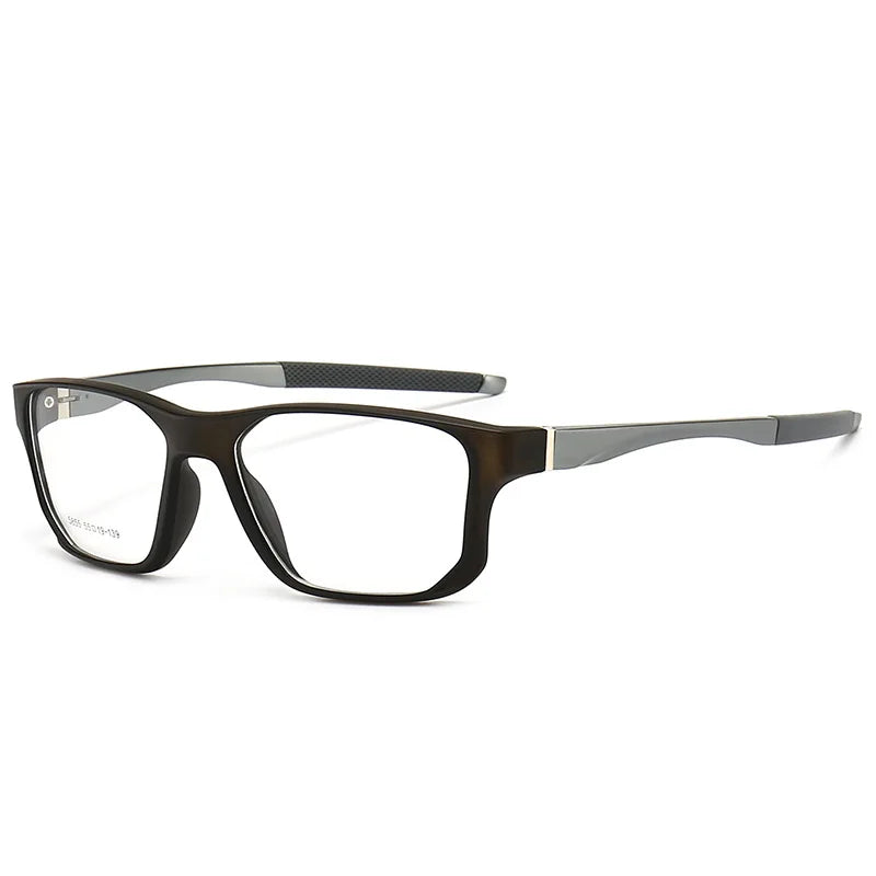 Muzz 58550 men's square sports TR-90 prescription eyeglasses — view 15