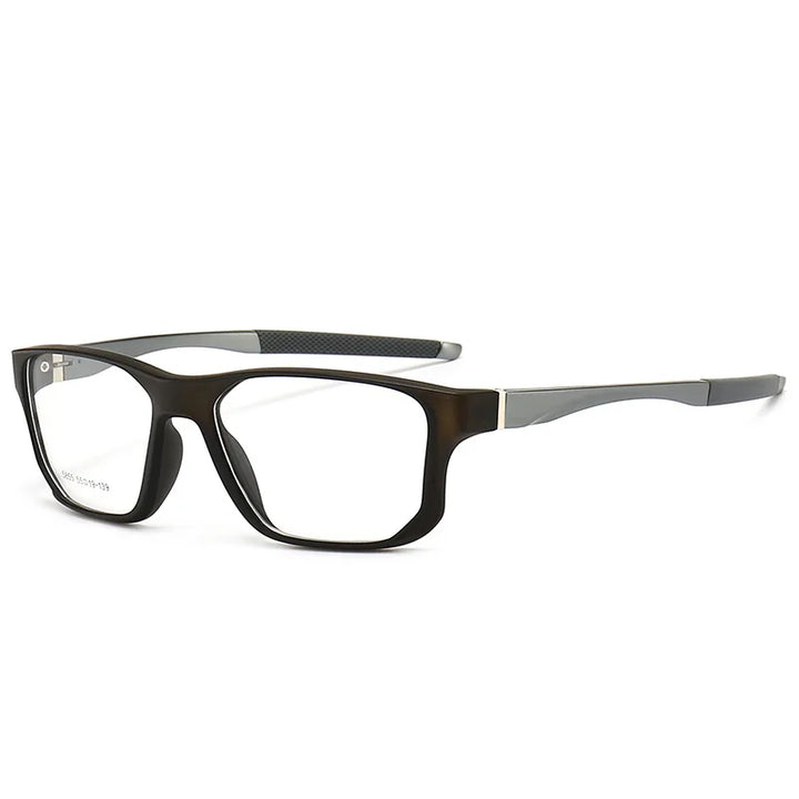 Muzz 58550 men's square sports TR-90 prescription eyeglasses — view 15