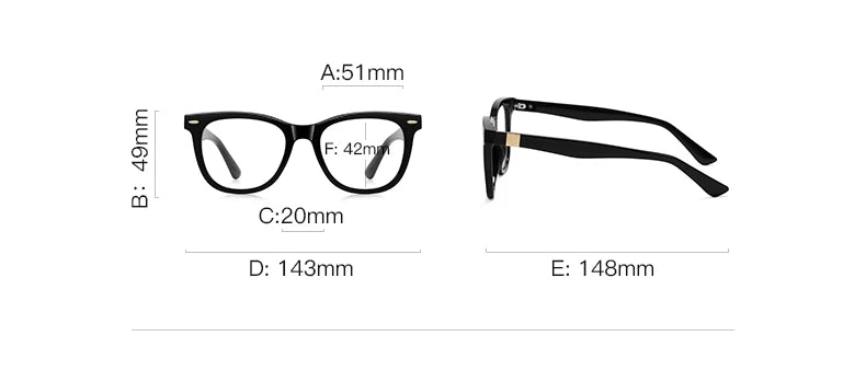 Vicky Women's Full Rim Butterfly Tr 90 Titanium Reading Glasses 512230