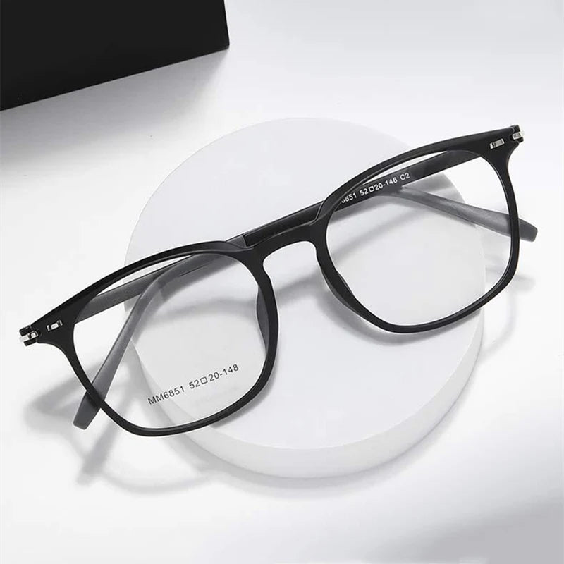 Kocolior Unisex Full Rim Oval Square Tr 90 Eyeglasses 46851