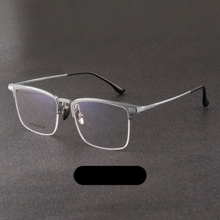 Momoja Unisex Full Rim Square Al Mg Titanium Eyeglasses 20261