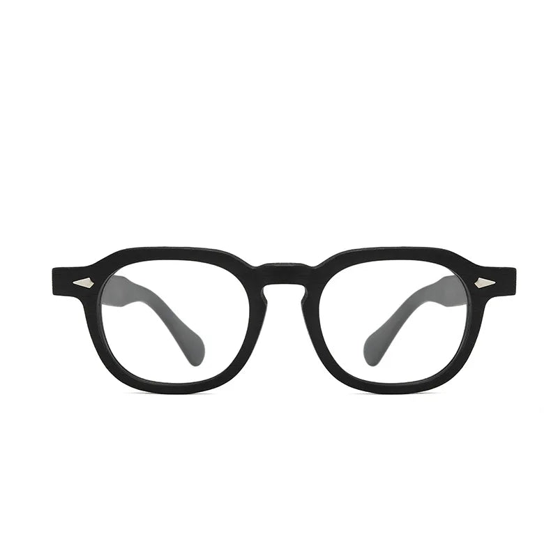 Momoja Unisex Full Rim Flat Top Square Acetate Eyeglasses 78183