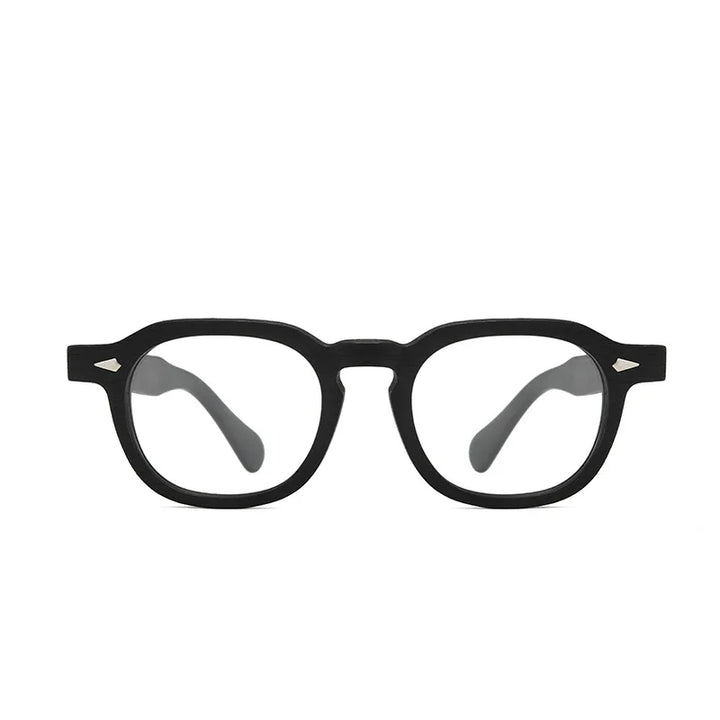 Momoja Unisex Full Rim Flat Top Square Acetate Eyeglasses 78183