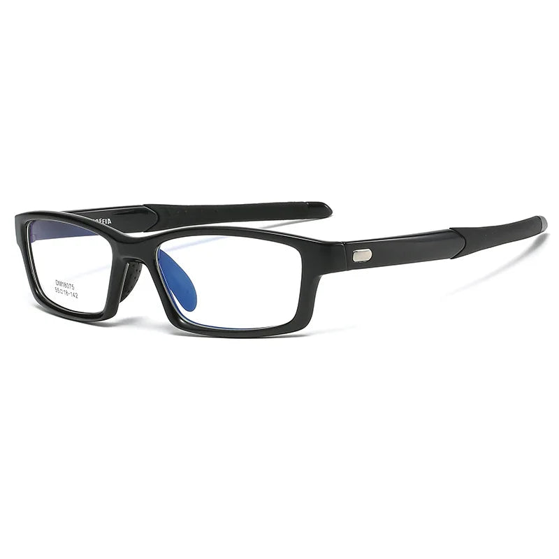 Gmei Men's Full Rim Rectangle Tr 90 Titanium Sport Eyeglasses