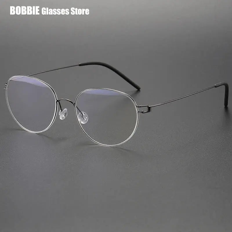 Bobbie Full Rim 275243 Women’s Titanium Oval Frames FuzWeb
