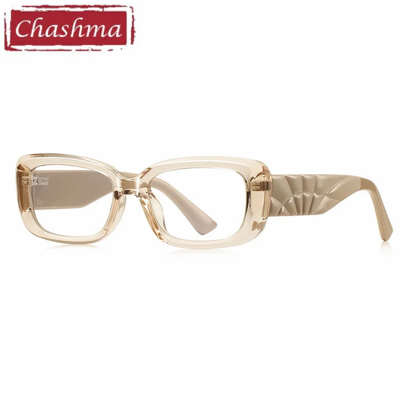 Chashma Ochki Unisex Full Rim Square Tr 90 Titanium Eyeglasses 882251