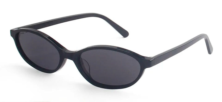 Esnbie Unisex Full Rim Oval Rectangle Acetate Sunglasses 240781