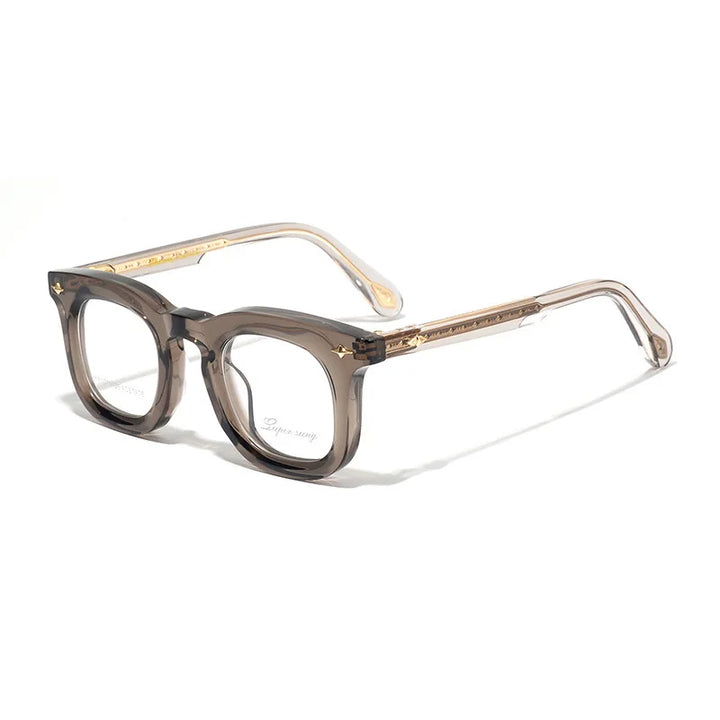 Nobler Unisex Full Rim Square Thick Acetate Eyeglasses 51093