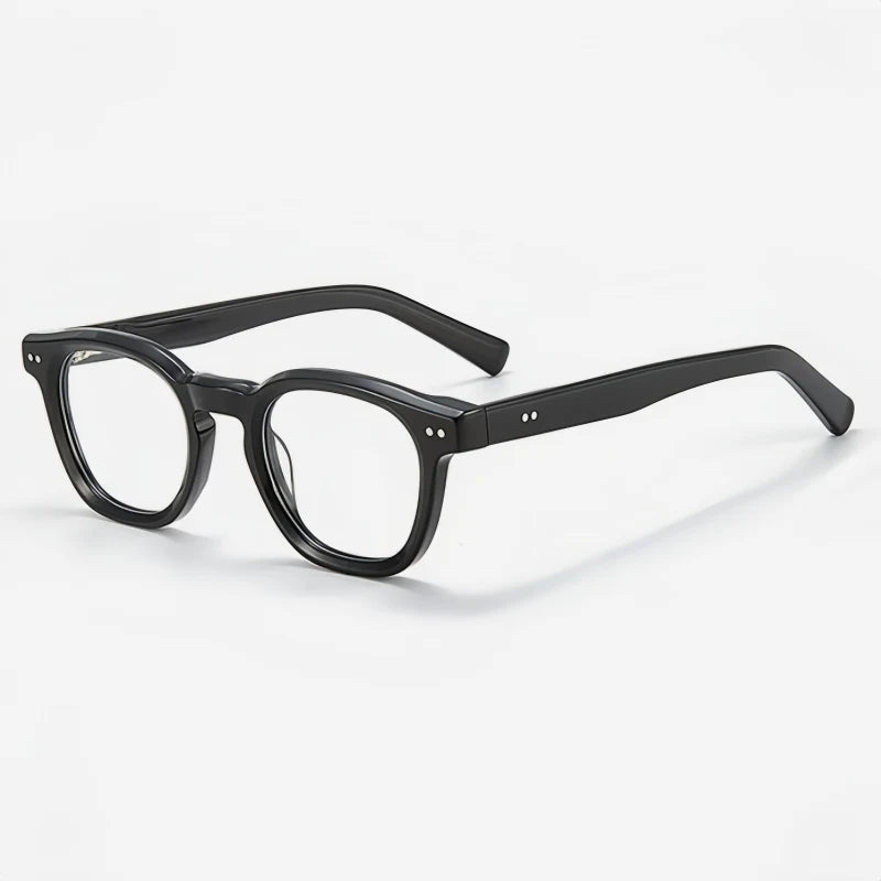Yimaruili Unisex Full Rim Oval Acetate Eyeglasses M3027 — view 5 | Yimaruili at FuzWeb
