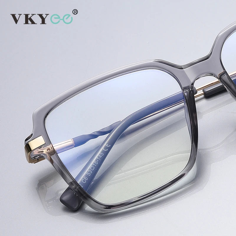Vicky Women's Full Rim Large Square Tr 90 Alloy Reading Glasses 2212 Reading Glasses Vicky   