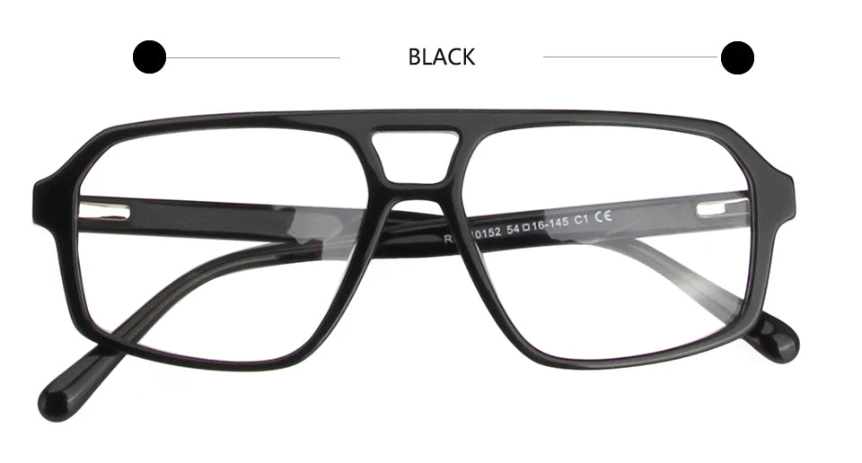 Esnbie Unisex Full Rim Pilot Acetate Eyeglasses RDA-10152