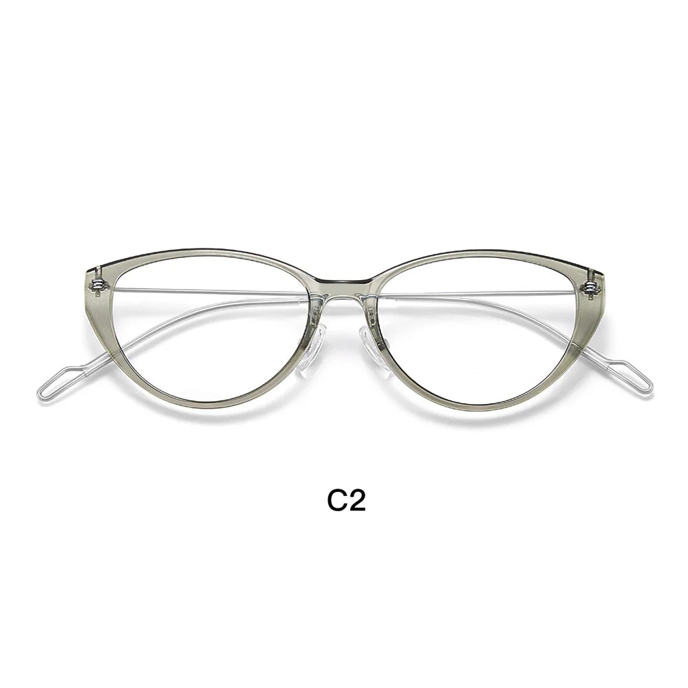Gmei Optical 1002 women's cat eye TR90 prescription eyeglasses — view 9