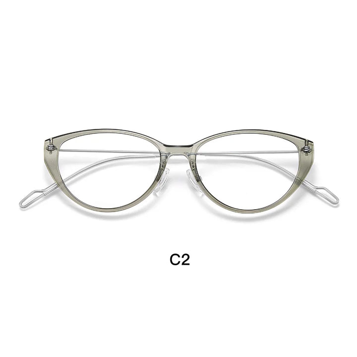 Gmei Optical 1002 women's cat eye TR90 prescription eyeglasses — view 9