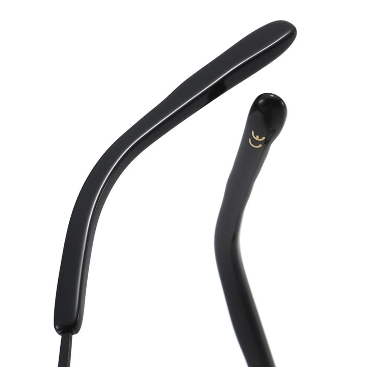 Muzz 0100 men's oval IP titanium acetate prescription eyeglasses — view 11