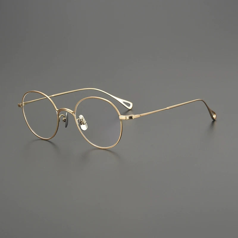 Gatenac Women's Full Rim Oval Square Titanium Eyeglasses G9140