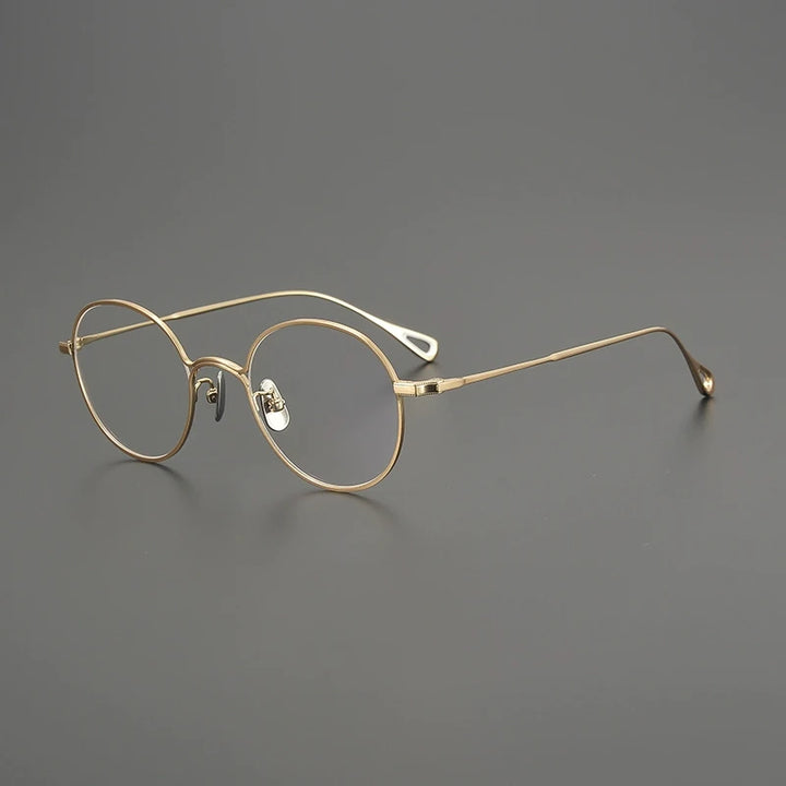 Gatenac Women's Full Rim Oval Square Titanium Eyeglasses G9140