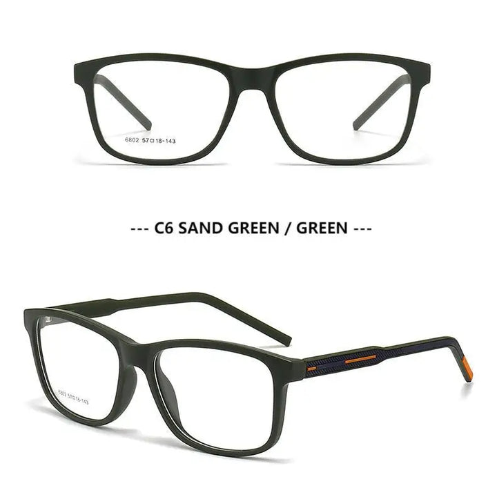 Muzz 68040 unisex round prescription eyeglasses — view 10