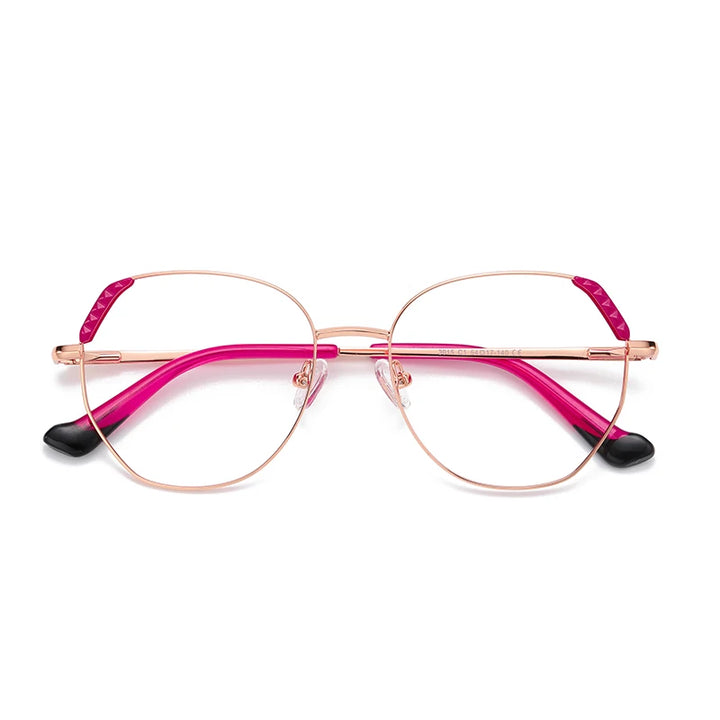 Vicky Unisex Full Rim Polygon Alloy Reading Glasses 3015 Reading Glasses Vicky