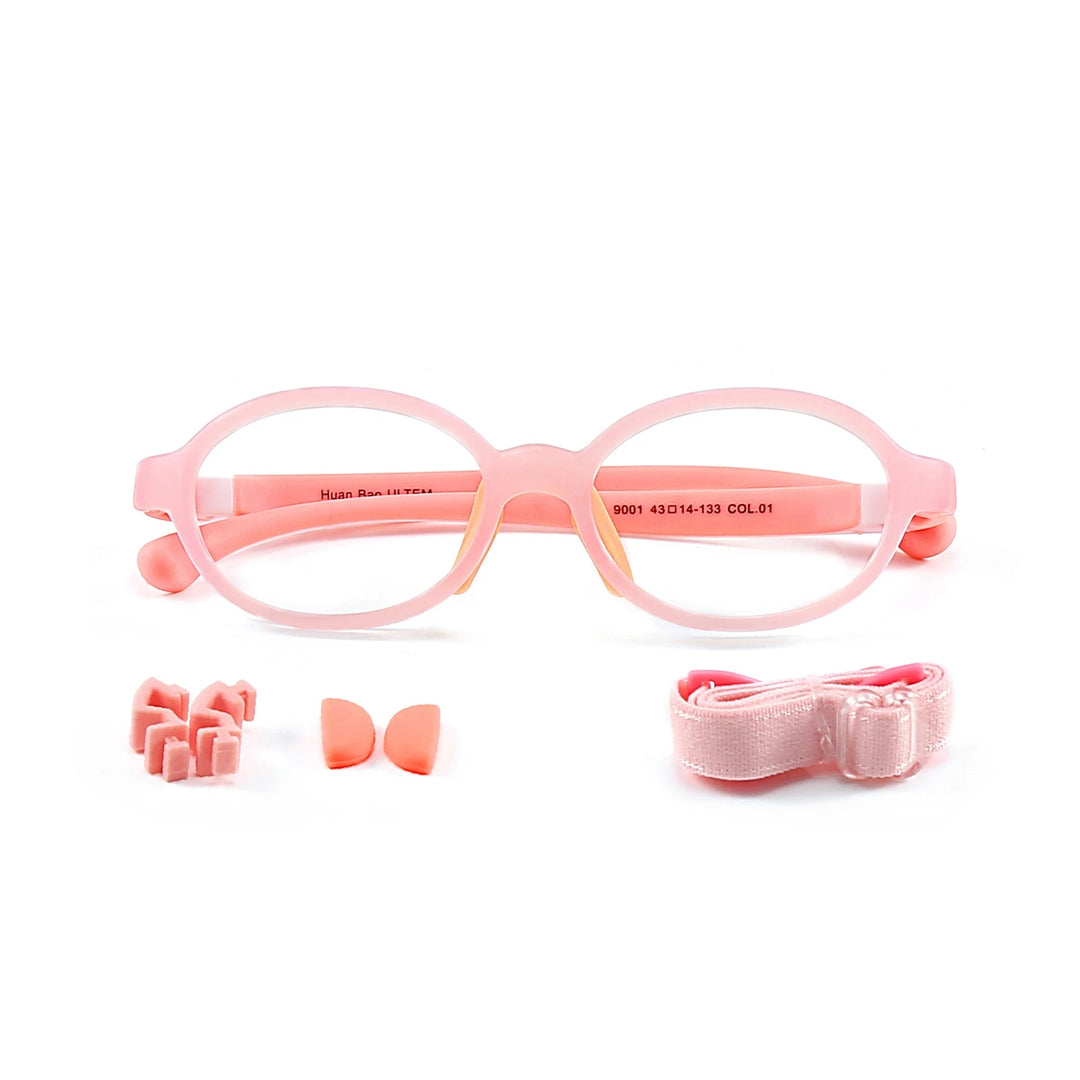 Yimaruili Unisex Full Rim Classic TR-90 Eyeglasses 9001 — view 4 | Yimaruili at FuzWeb