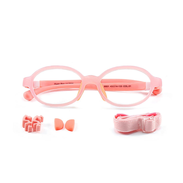 Yimaruili Unisex Full Rim Classic TR-90 Eyeglasses 9001 — view 4 | Yimaruili at FuzWeb