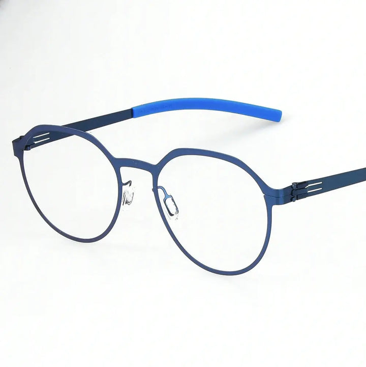 Bobbie 205245 Women’s 134mm Oval Full Rim Stainless Steel Frames FuzWeb
