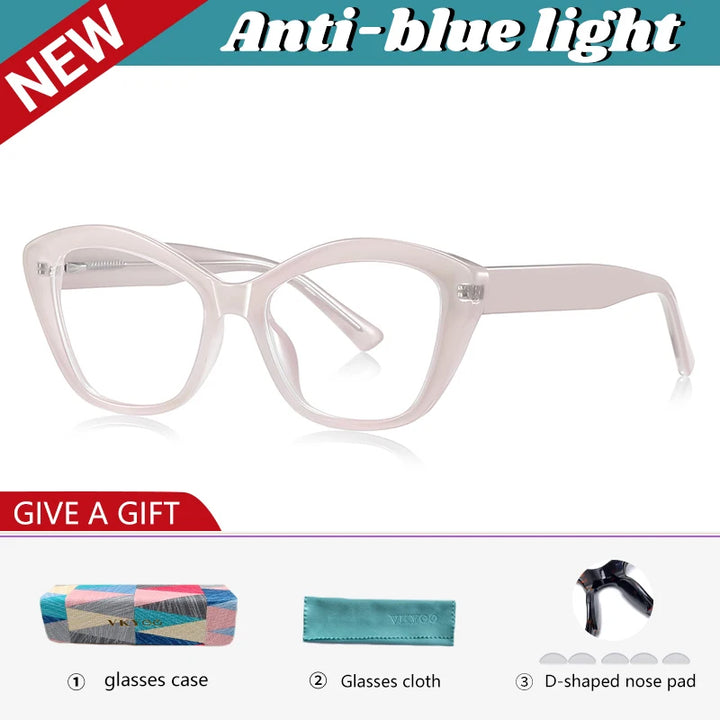 Vicky Women's Full Rim Square Tr 90 Titanium Reading Glasses 97048