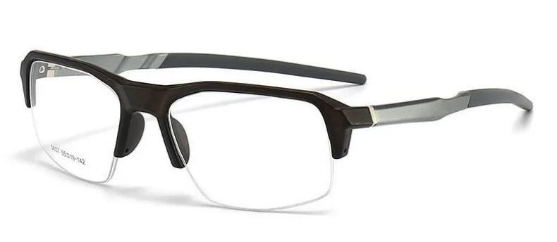 Muzz 58570 men's semi-rimless sports TR-90 prescription eyeglasses — view 8