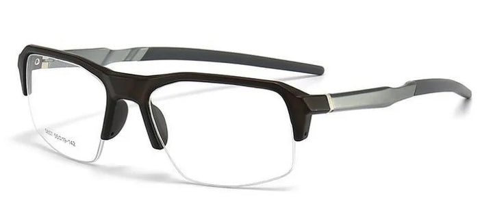 Muzz 58570 men's semi-rimless sports TR-90 prescription eyeglasses — view 8