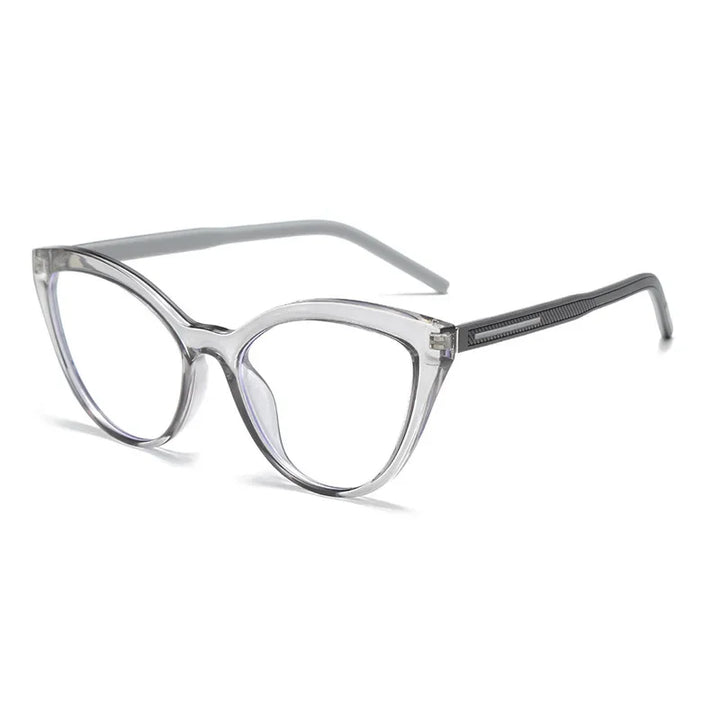 Aror Women's Full Rim Square Cat Eye Tr 90 Alloy Eyeglasses 681359