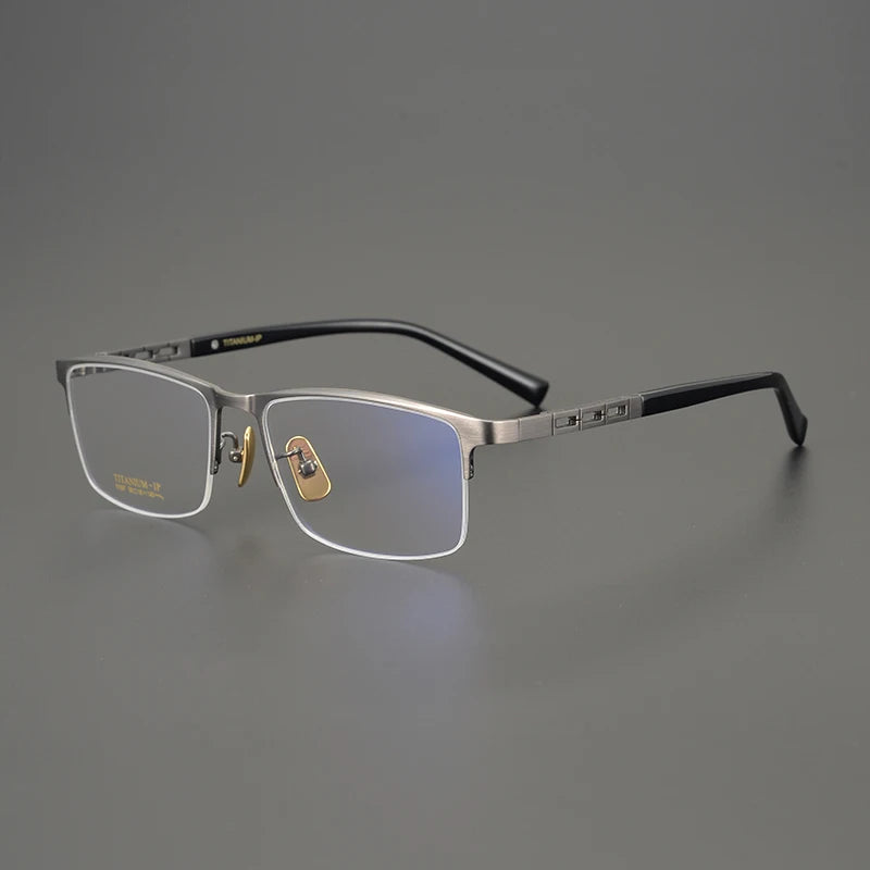 Bobbie Unisex Full Or Semi Rim Square Titanium Eyeglasses 910967