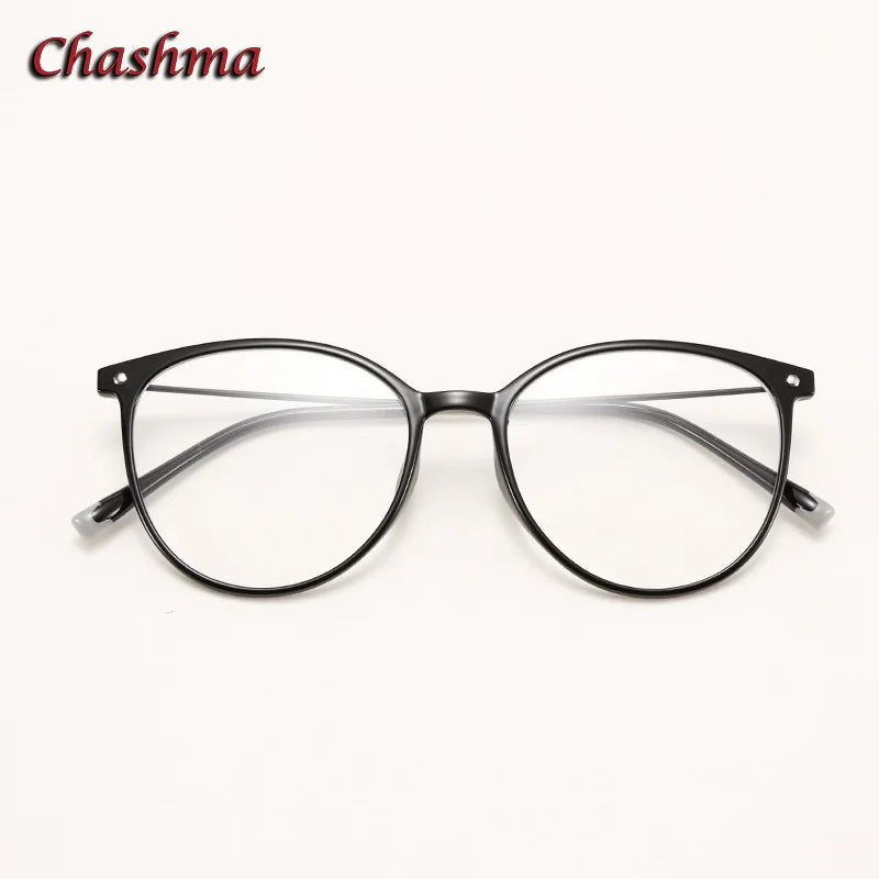 Chashma Ochki Unisex Full Rim Round Ultem Eyeglasses 2155 Full Rim Chashma Ochki   