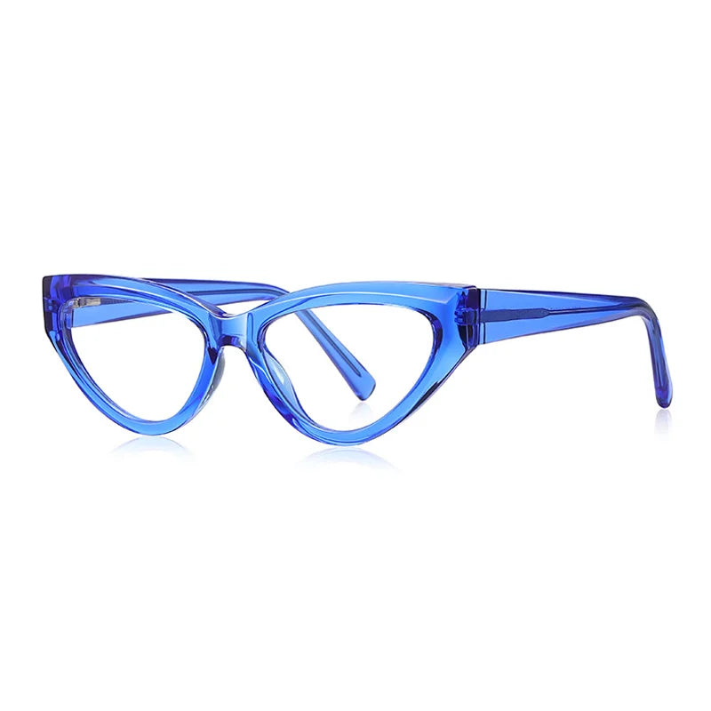 Ralferty Women's Full Rim Oval Cat Eye Tr 90 Titanium Eyeglasses 32153