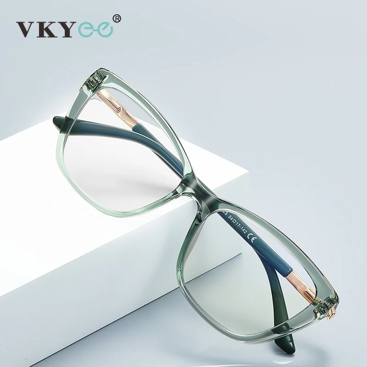 Vicky Women's Full Rim Cat Eye Tr 90 Titanium Reading Glasses 72233