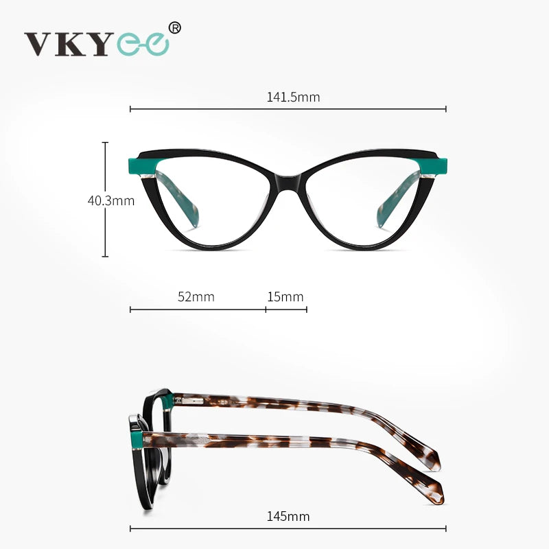 Vicky Womens Full Rim Cat Eye Round Acetate Reading Glasses Ps8826 Reading Glasses Vicky   