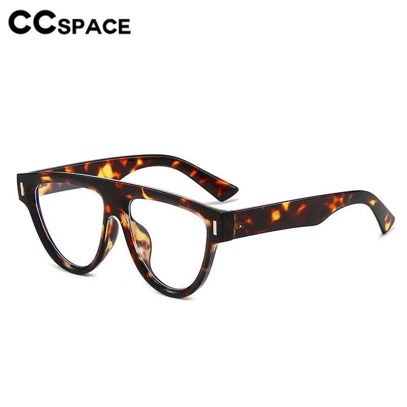 CCspace Womens Full Rim Brow Line Oval Acetate Reading Glasses 310932