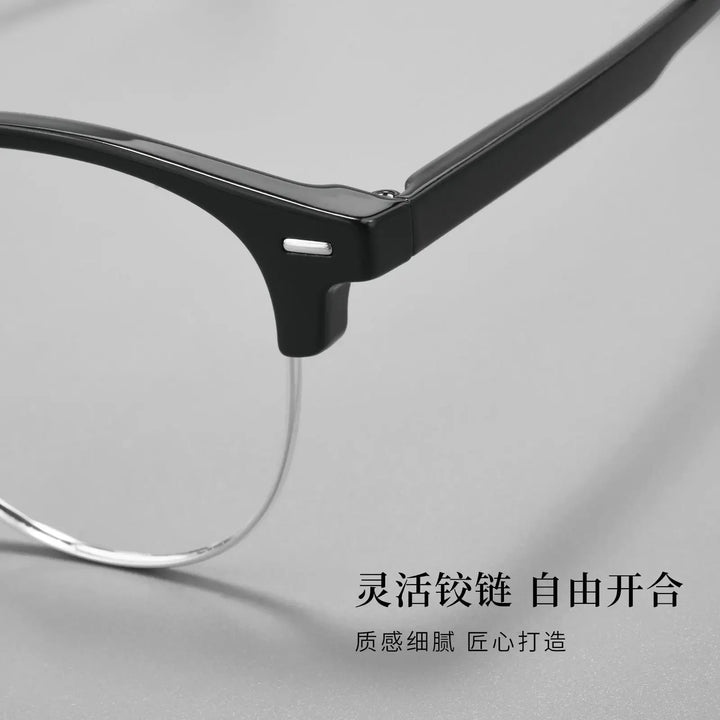 Bclear Unisex Semi Rim Browline TR90 Eyeglasses BSF-R6061ZF